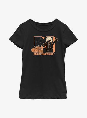 MTV Pumpkin Patch Logo Youth Girls T-Shirt