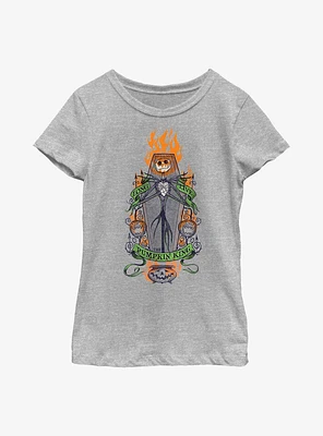 Disney Nightmare Before Christmas Long Live Pumpkin King Jack Youth Girls T-Shirt
