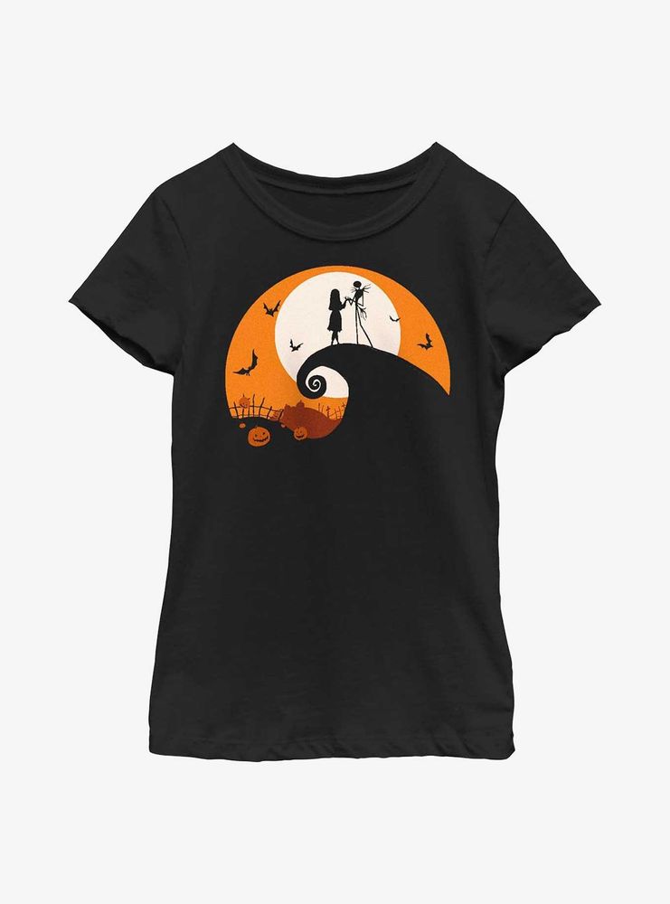 Disney Nightmare Before Christmas Haunt Spiral Hill Youth Girls T-Shirt