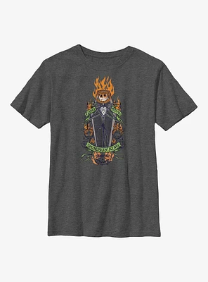 Disney Nightmare Before Christmas Long Live Pumpkin King Jack Youth T-Shirt