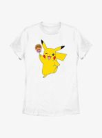 Pokemon Caramel Apple Pikachu Womens T-Shirt