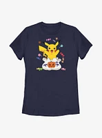 Pokemon Pikachu Halloween Candy Womens T-Shirt