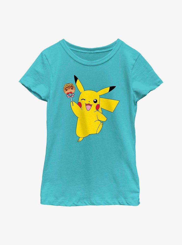 Pokemon Caramel Apple Pikachu Youth Girls T-Shirt