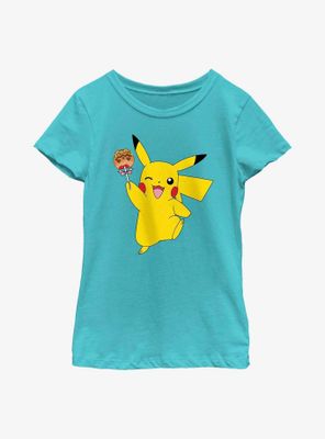 Pokemon Caramel Apple Pikachu Youth Girls T-Shirt
