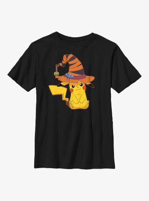 Pokemon Pikachu Witch Hat Youth T-Shirt