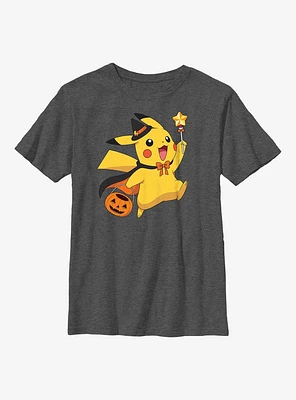 Pokemon Trick-Or-Treating Pikachu Youth T-Shirt