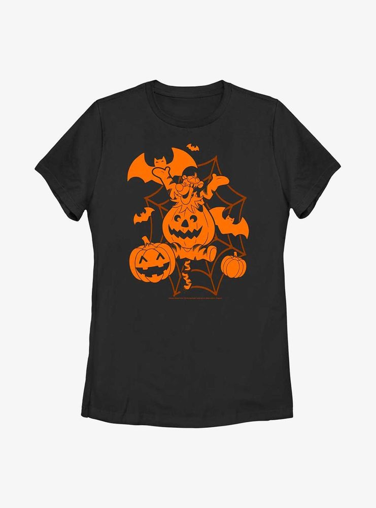 Disney Winnie The Pooh Tigger Halloween Womens T-Shirt