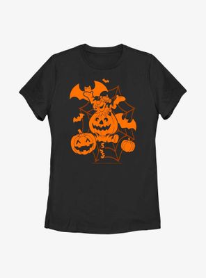 Disney Winnie The Pooh Tigger Halloween Womens T-Shirt