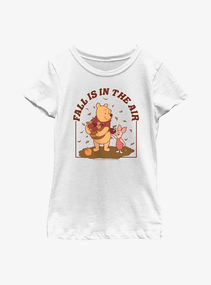 Disney Winnie The Pooh Fall Is Air Youth Girls T-Shirt