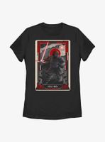 Star Wars The Force Awakens Kylo Ren Tarot Card Womens T-Shirt