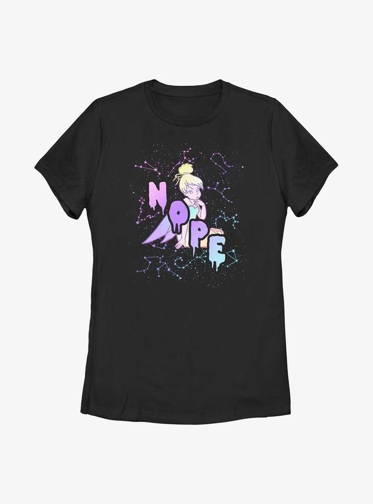 Disney Tinker Bell Nope Womens T-Shirt