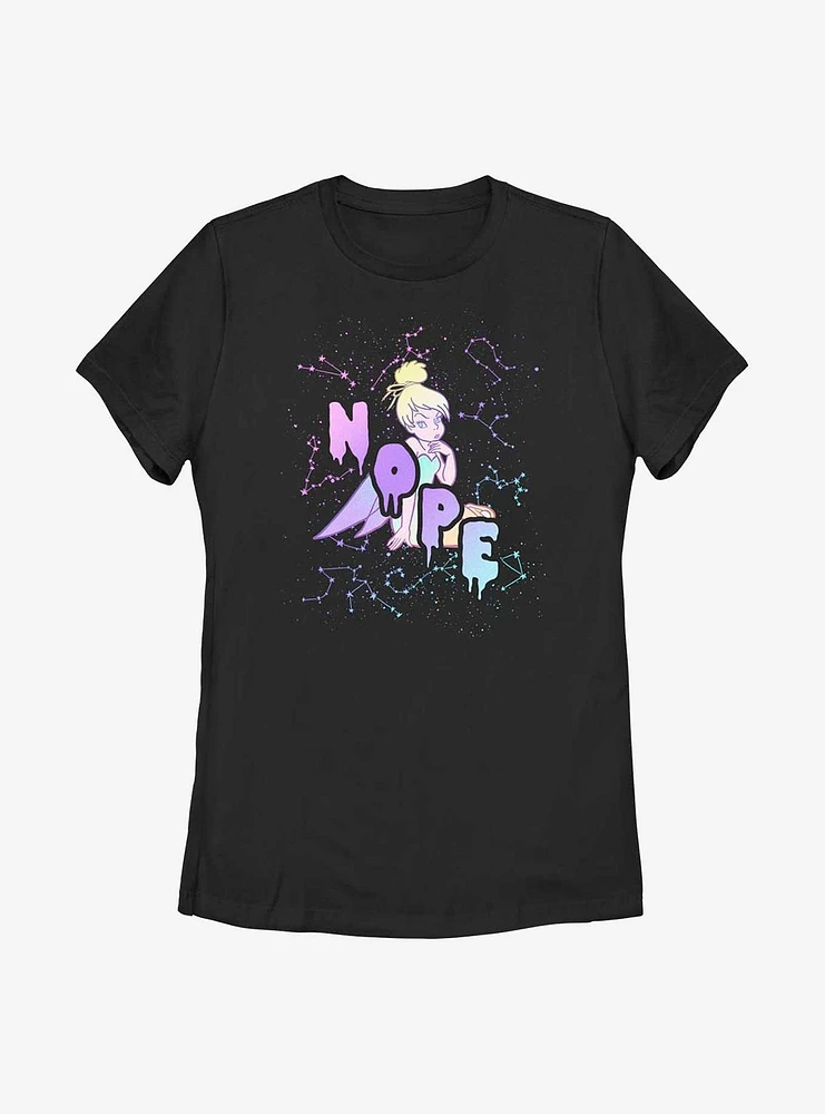 Disney Tinker Bell Nope Womens T-Shirt