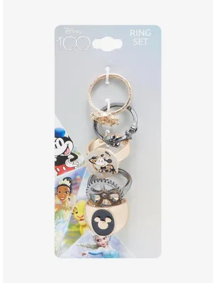 Disney100 Mickey Mouse Steamboat Willie Ring Set
