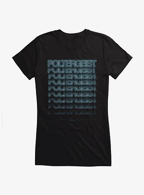 Poltergeist Layered Logo Girls T-Shirt