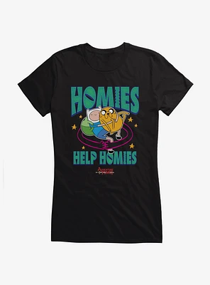 Adventure Time Help Homies Girls T-Shirt