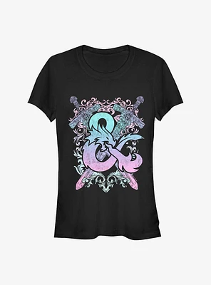 Dungeons & Dragons Pastel Logo Girls T-Shirt