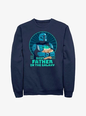 Star Wars the Mandalorian Best Father Galaxy Sweatshirt