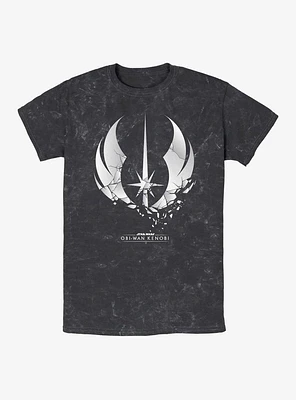 Star Wars Shattered Jedi Logo Mineral Wash T-Shirt
