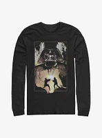 Star Wars Vader Raw Battle Long-Sleeve T-Shirt