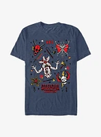 Stranger Things Hellfire Club Doodles T-Shirt