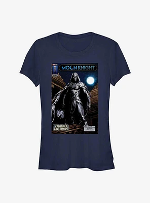Marvel Moon Knight Embrace The Chaos Comic Cover Girls T-Shirt