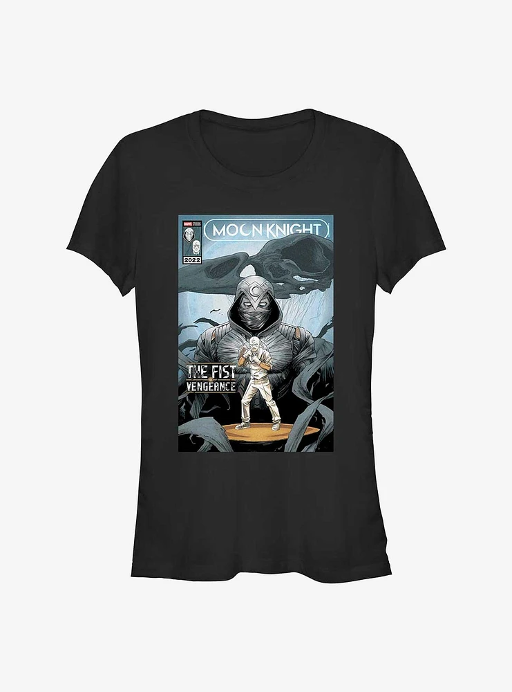 Marvel Moon Knight Fist of Vengeance Comic Cover Girls T-Shirt