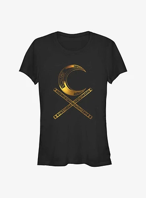 Marvel Moon Knight Baton Glyphs Girls T-Shirt