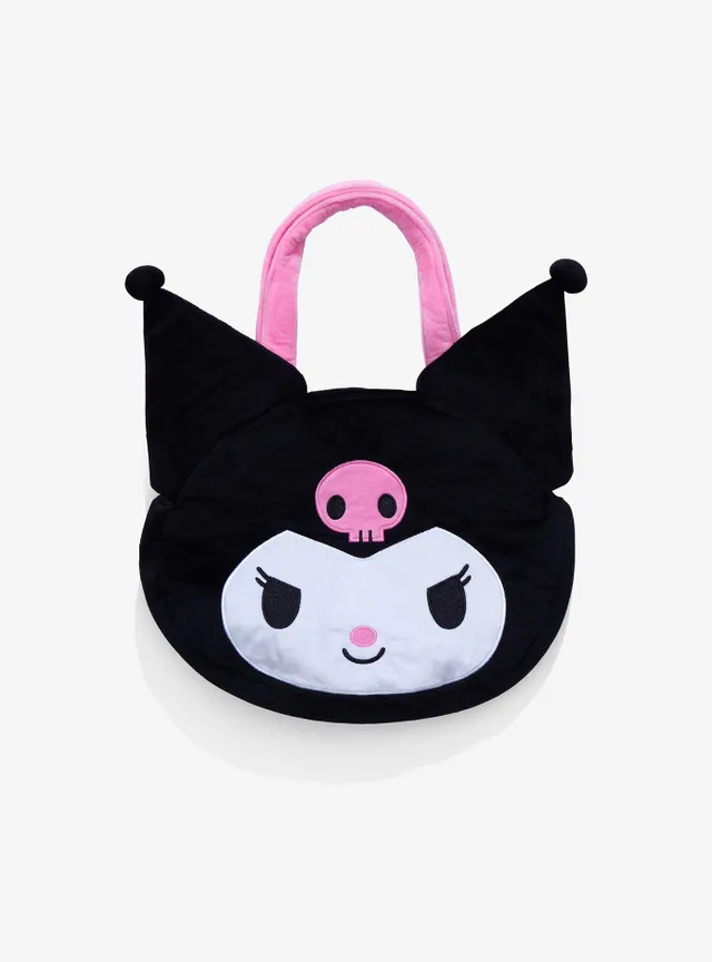 Kuromi Figural Fuzzy Lunch Bag