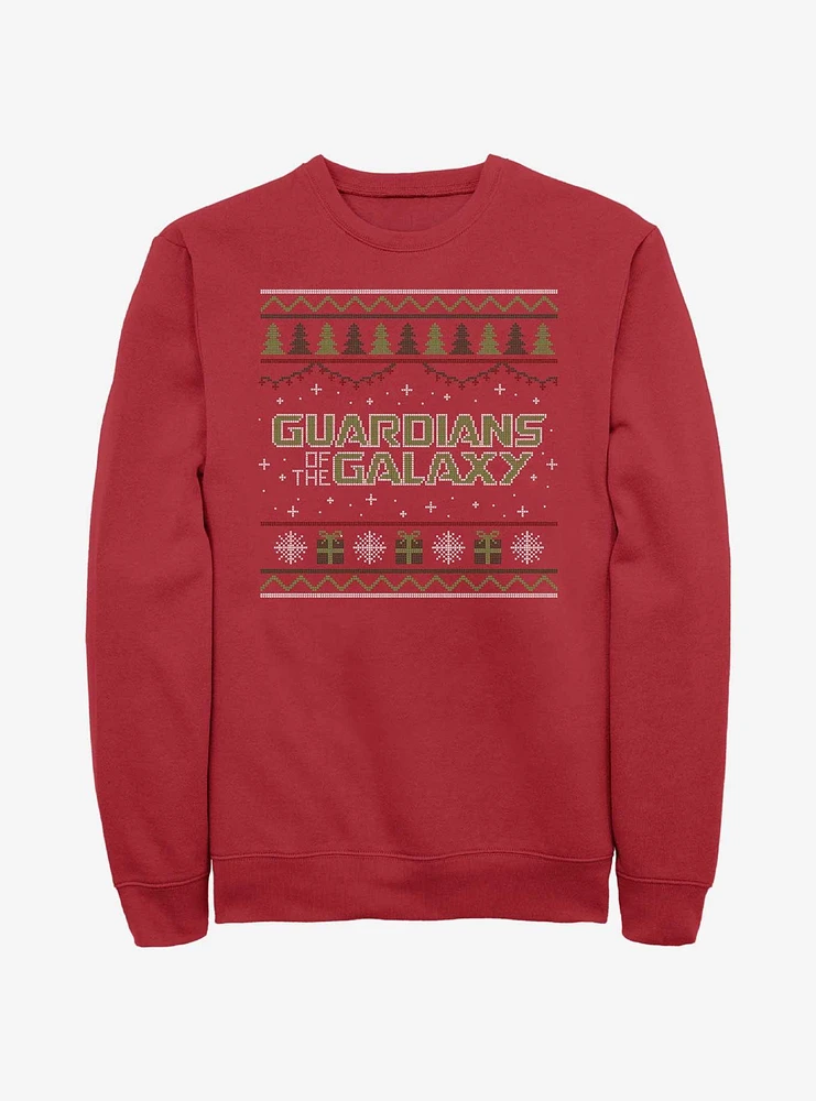 Marvel Guardians of the Galaxy Christmas Sweatshirt