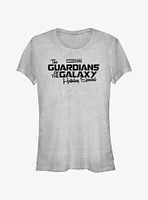 Marvel Guardians of the Galaxy Holiday Special Logo Girls T-Shirt