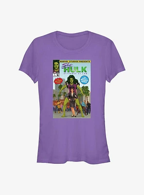 Marvel She-Hulk: Attorney At Law Comic Cover Girls T-Shirt