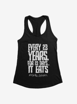 Jeepers Creepers 23 Years For Days Womens Tank Top
