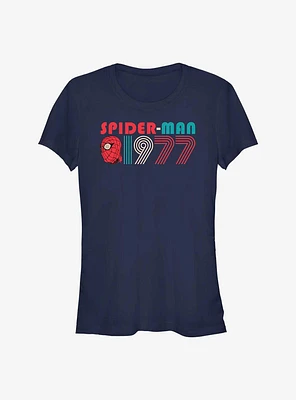 Marvel Spider-Man 60th Anniversary 1977 Retro Girls T-Shirt