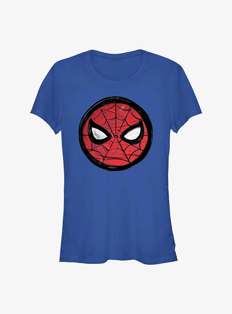 Marvel Spider-Man 60th Anniversary Spidey Eyes Badge Girls T-Shirt