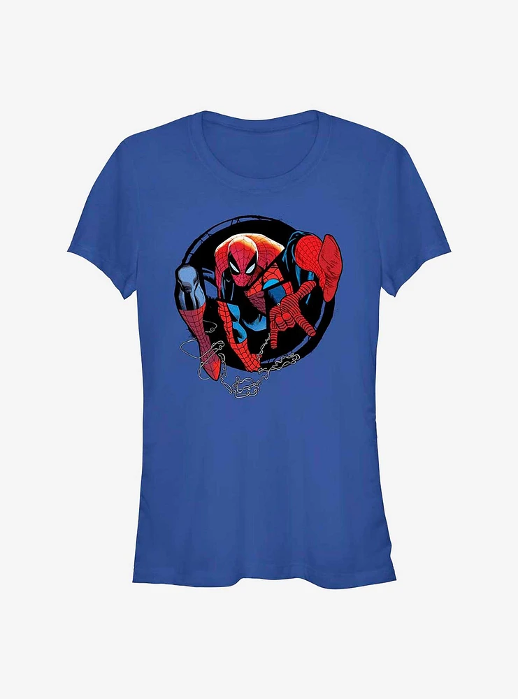 Marvel Spider-Man 60th Anniversary Spidey Jump Girls T-Shirt