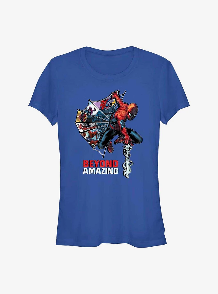 Marvel Spider-Man 60th Anniversary Web Comic Girls T-Shirt