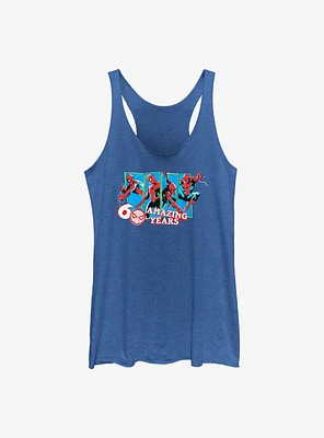 Marvel Spider-Man 60th Anniversary 60 Amazing Years Girls Tank