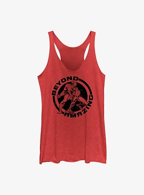 Marvel Spider-Man 60th Anniversary Beyond Amazing Badge Girls Tank