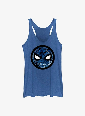 Marvel Spider-Man 60th Anniversary Mask Badge Girls Tank