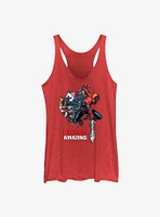 Marvel Spider-Man 60th Anniversary Web Comic Girls Tank