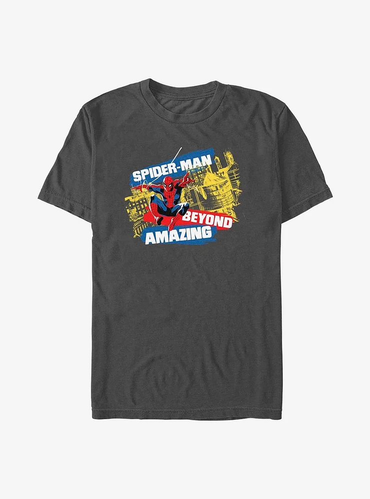 Marvel Spider-Man 60th Anniversary City Swing T-Shirt