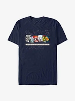 Marvel Spider-Man 60th Anniversary Comic Clippings Beyond Amazing Logo T-Shirt