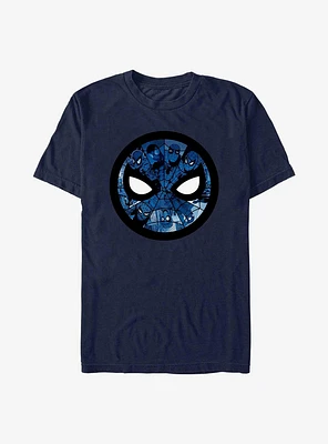Marvel Spider-Man 60th Anniversary Mask Badge T-Shirt