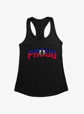 Haiti Flag Girls Tank