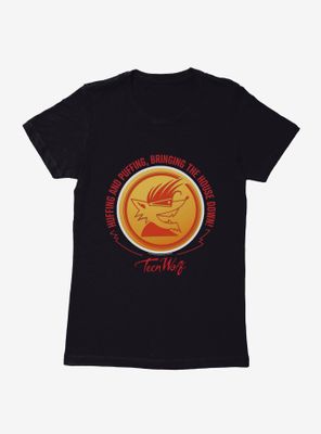 Teen Wolf Huffing and Puffing Womens T-Shirt