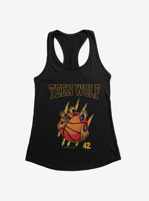 Teen Wolf Werewolf Basketball Grip Womens Tank Top