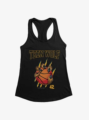 Teen Wolf Werewolf Basketball Grip Womens Tank Top