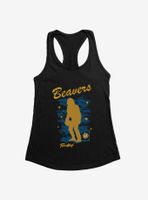 Teen Wolf Werewolf Silhouette Womens Tank Top