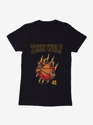 Teen Wolf Werewolf Basketball Grip Womens T-Shirt