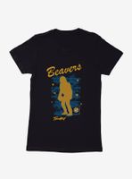 Teen Wolf Werewolf Silhouette Womens T-Shirt